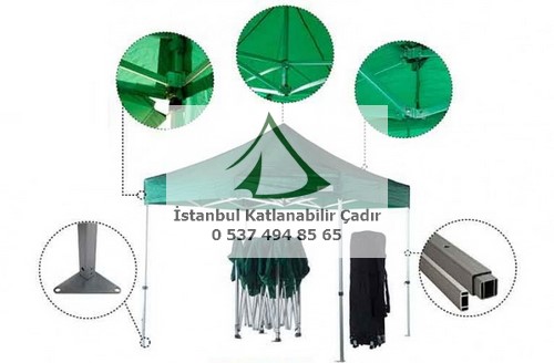 İstanbul 3x3 Katlanabilir Stand Çadırı