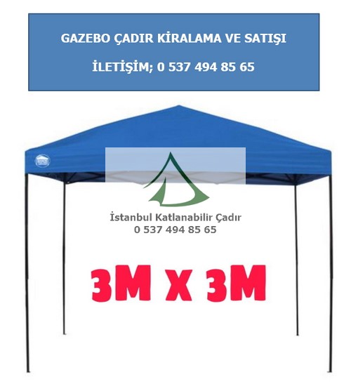 İstanbul 3x3 Katlanabilir Stand Çadırı